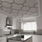 Ekena Millwork 33W x 33H x 14T Small Woodall Decorative Fretwork Wood Ceiling Panels, Walnut CELW33X33X0250WDLWA - alternate 9